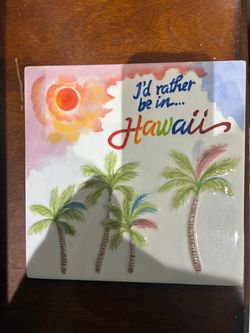Ceramic pot holder or picture