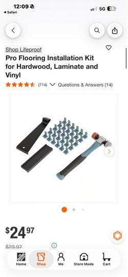 Pro flooring installation kit