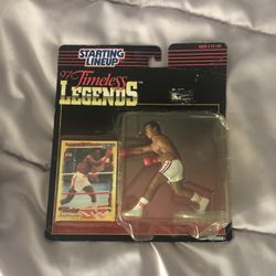 Sugar Ray Leonard Card and action figure 