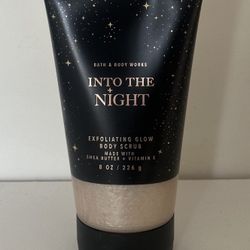Bath And Body Works Into The Night Glowing Body Scrub 8 oz 226g