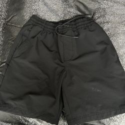 Black Active Wear Shorts 