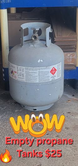 🔥☄️Empty Propane Tanks ☄️🔥......