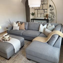 Gray Sectional 