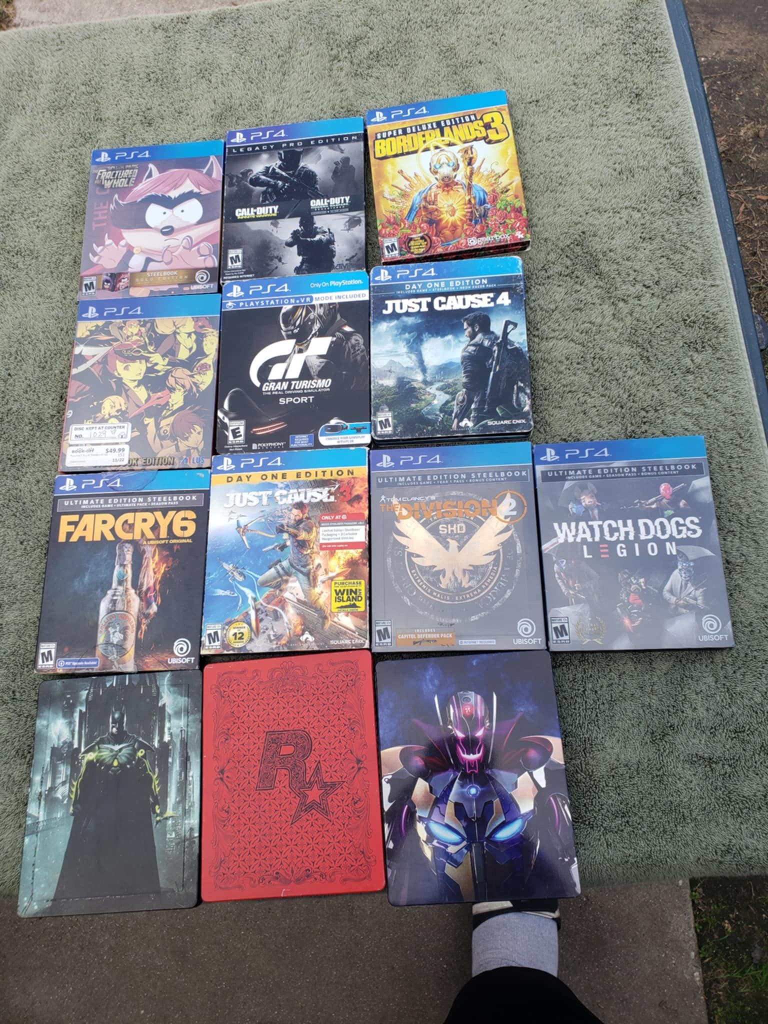 Limited Edition Games Metal Games Steelbook Games. Brand new Conditions PS4 PS5 ...$60! Per Game. 2 For $100!. 5 Games for $200!. Not plastic Games. T