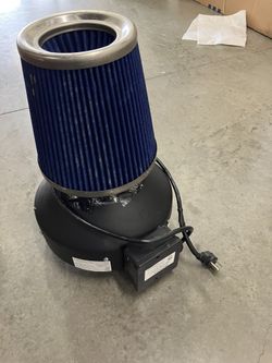 Inline Fan With Cone Filter
