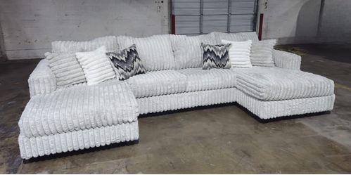 Platinum White Viral Sectional New