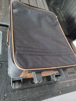 Brown/black Suit Case Traveling Luggage 
