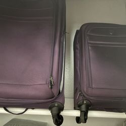 Set Of Purple Luggage