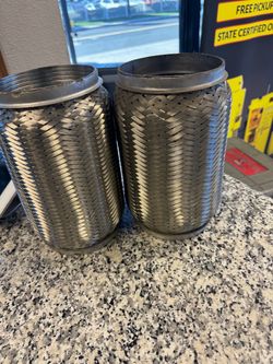 braided stainless-steel exhaust flex connectors