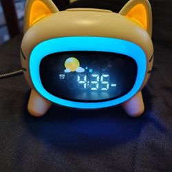 Cat Alarm Clock for Kids
