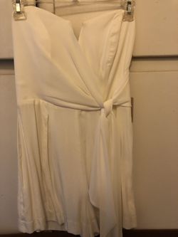 Tube Cream Jumpsuit