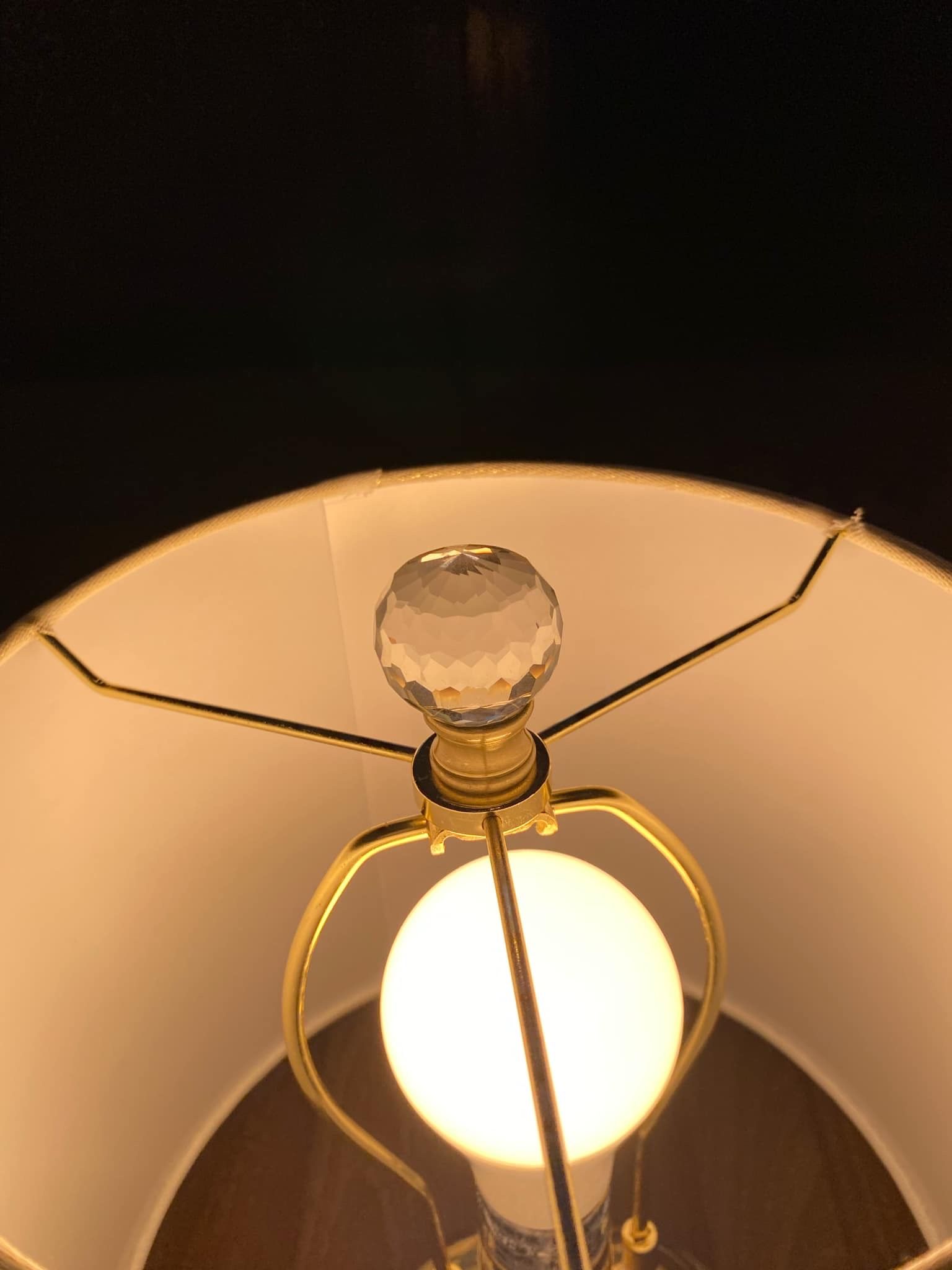 New real Crystal Ball Lamp Beautiful. South Philly