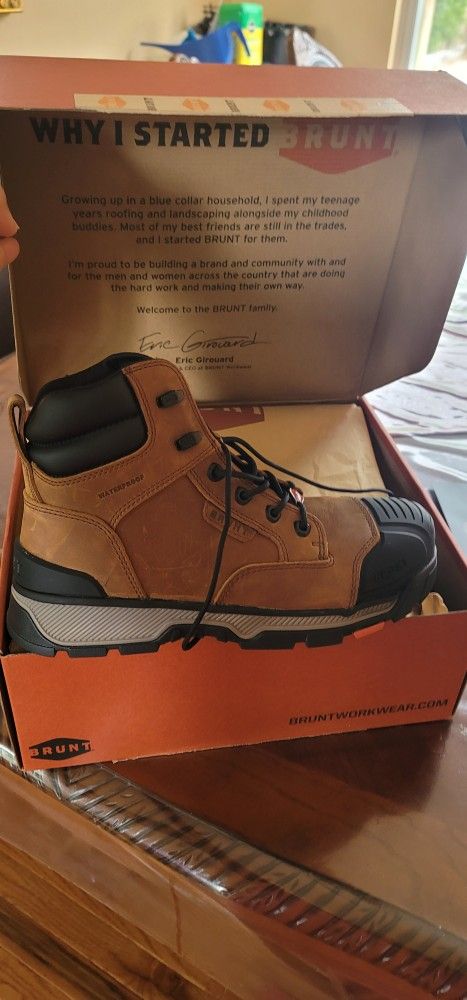 Mens Work Boots ,Toe Protection Size 10