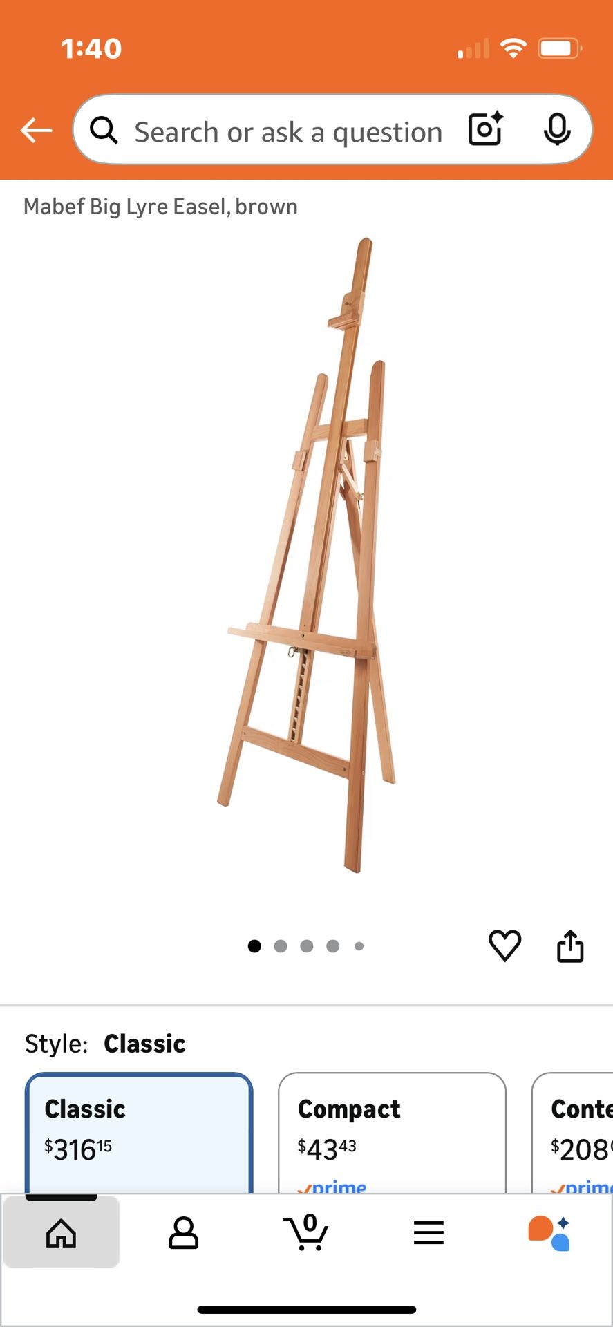 MABEF Wood Easel
