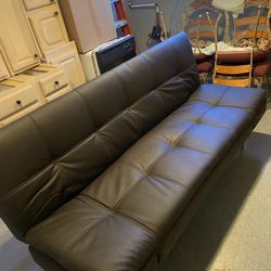 Leather Futon 