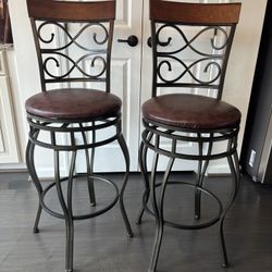 Bar Stools Set Of 2 