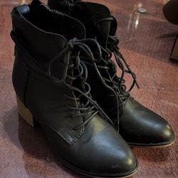 Black Combat Boots 