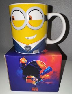 Despicable Me 4 Exclusive Movie Merch  Minion Coffee Mug  Collectible Movie Promo Exclusive  New  Original Packaging  Fast Ship