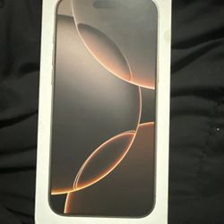 IPHONE 16 PRO MAX 256GB UNLOCKED