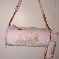 New Juicy Couture Lavender Pink Barrel Bag