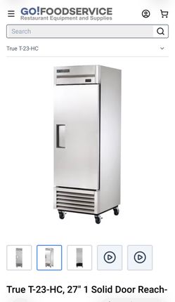 True T-23 single door commercial  fridge