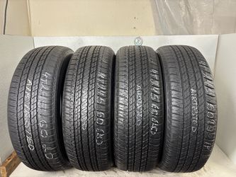 Set 4 tires 245 60 20 Bridgestone dueler ht 684 II high tread