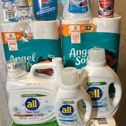 All detergent & paper products