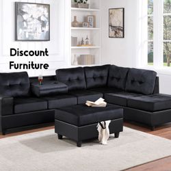 Sectional With Ottoman 💥 Sale