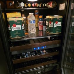 JENNAIR high end 24" beverage beer and wine fridge JUB248RWRS01 Whirlpool