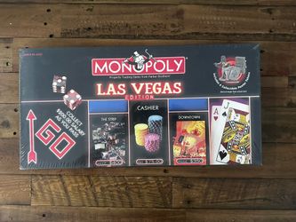 Never Opened Monopoly Game- Las Vegas Edition