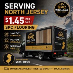 Vinyl SPC Flooring – $1.45/sq ft – 5mm Waterproof Rigid Core with Attached Padding