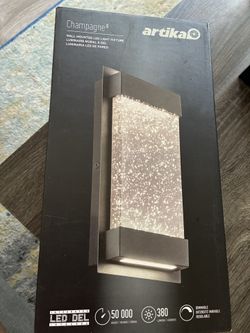 Artika Brand Champagne Wall Mounted LED Light Fixtures 