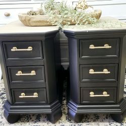 Solid  Wood  end Tables 