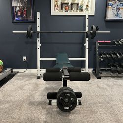 bench Press + Bar + Plates 
