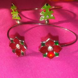 Two Beautiful Christmas Bracelets J11