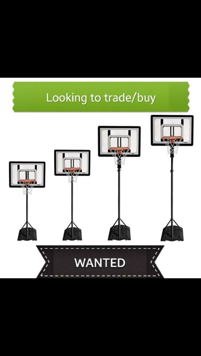 WANTED: Adjustable Basketball Hoop