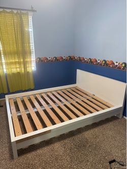 IKEA Queen size bed frame (moving sale)