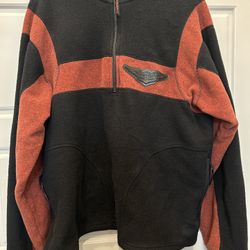 Harley Davidson Fleece Pullover Sz Large