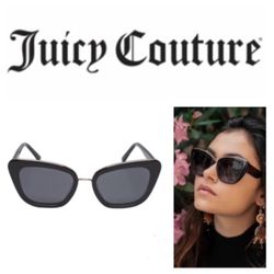 Juicy Couture Women's Black And Chrome Sunglasses WJC61SG15S