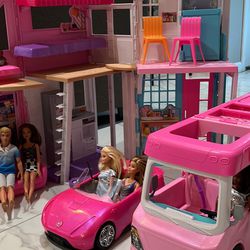 Barbie House And Rv