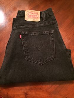 Levi’s 560 style jeans- black denim 34 X 30
