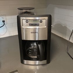 Krups grind and brew 2024 10 cup coffee maker