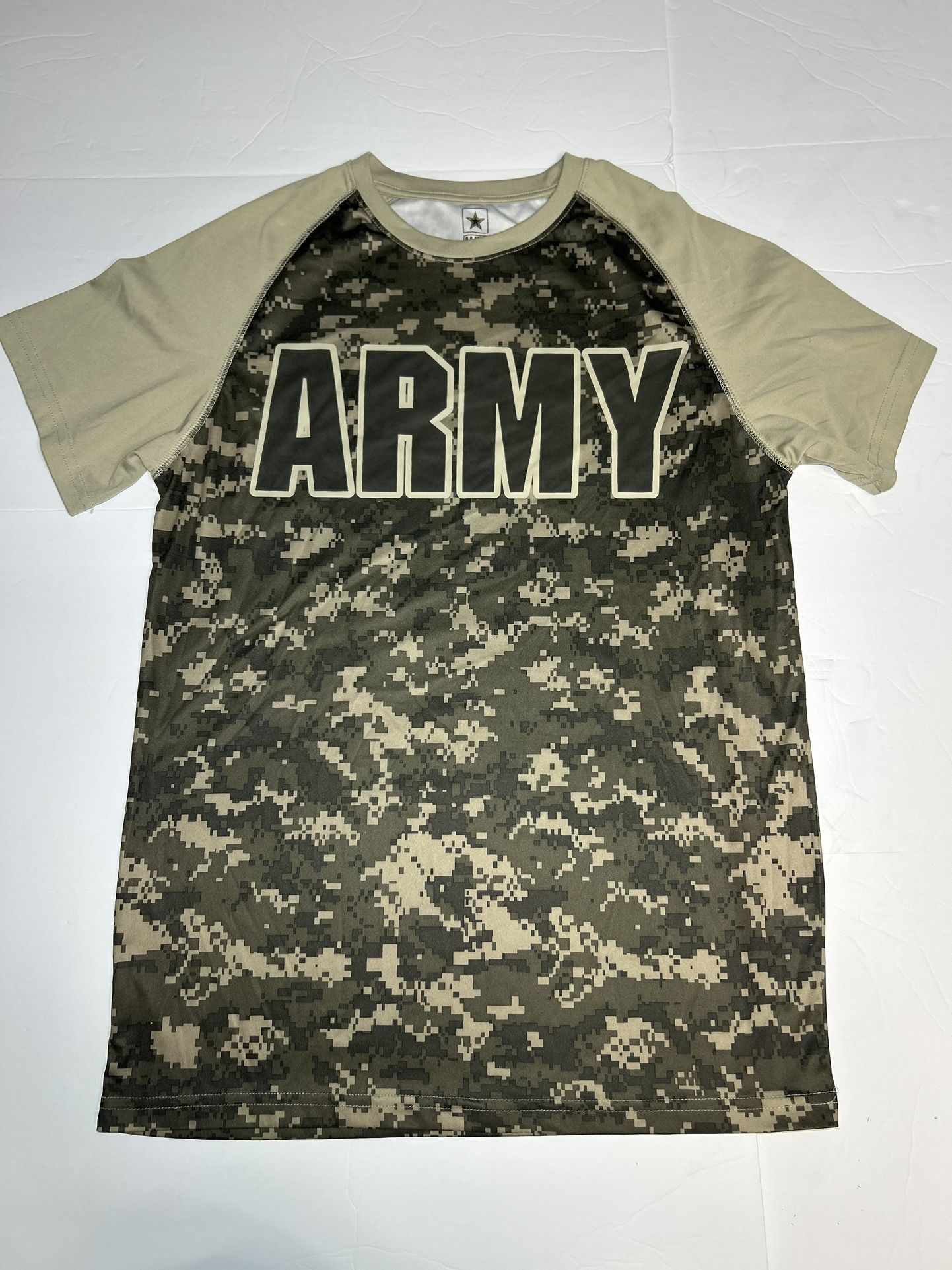 US Army Camo Shirt Sizes S Short Sleeve T-Shirt Men's