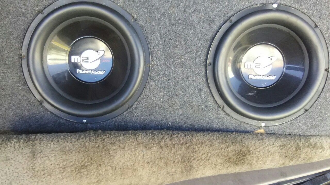 10" Planet Audio speakers 300w