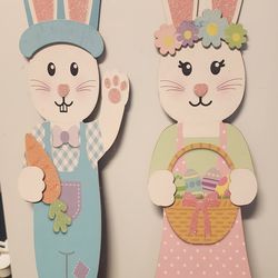 24 inch bunnies decor