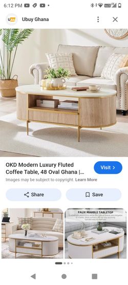 Oval coffee Tabel