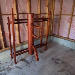 TIGER CLAW TRADITIONAL WING CHUN WOODEN DUMMY WITH STAND