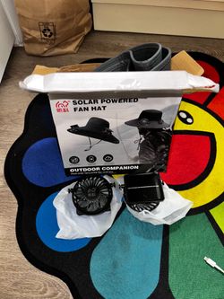 Sun Protective Solar Powered Fans Hat