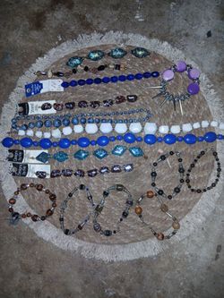 Mixed Bead Strands and Bracelets Lot