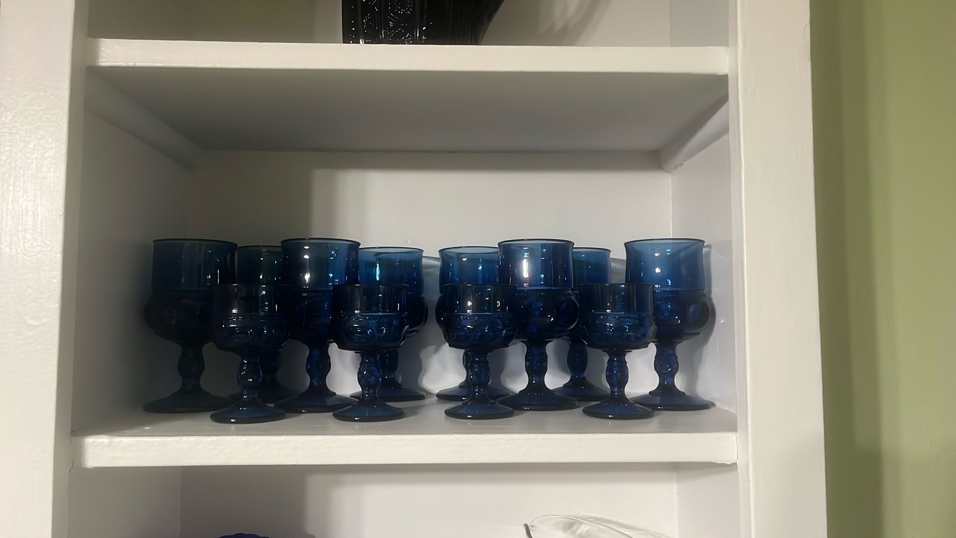 Tiara Blue Crown Dishes